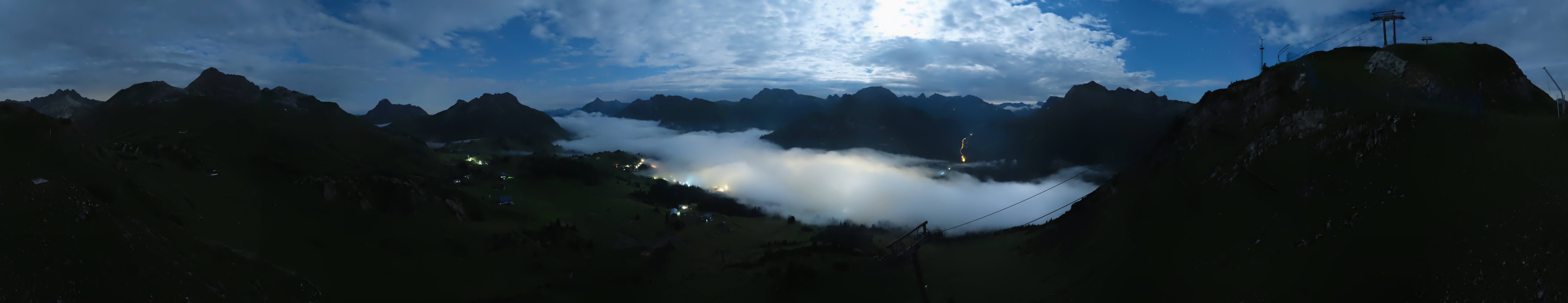 Archiv Foto Webcam Lech-Zürs: Kriegerhorn Panoramablick