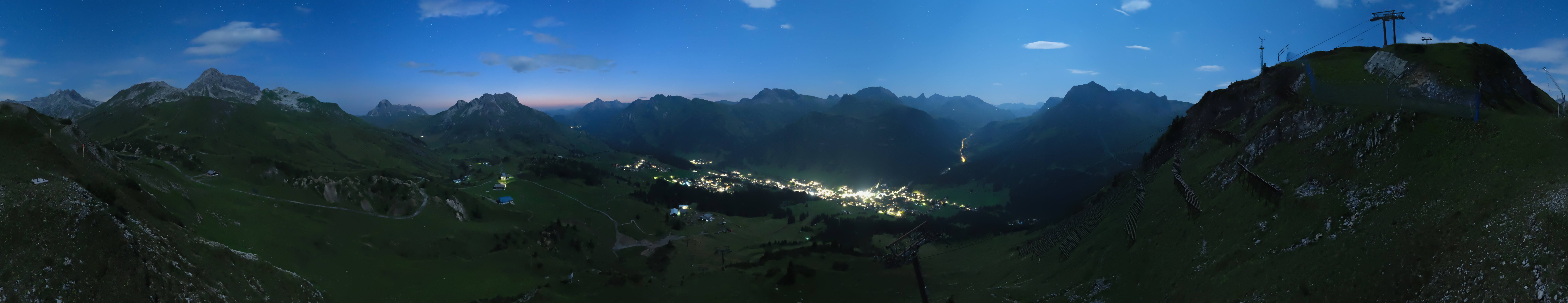 Archiv Foto Webcam Lech-Zürs: Kriegerhorn Panoramablick
