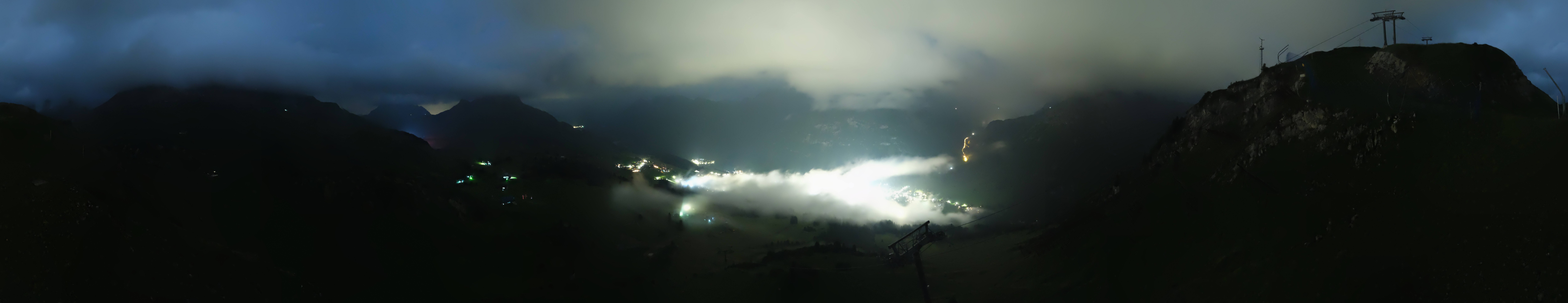 Archiv Foto Webcam Lech-Zürs: Kriegerhorn Panoramablick