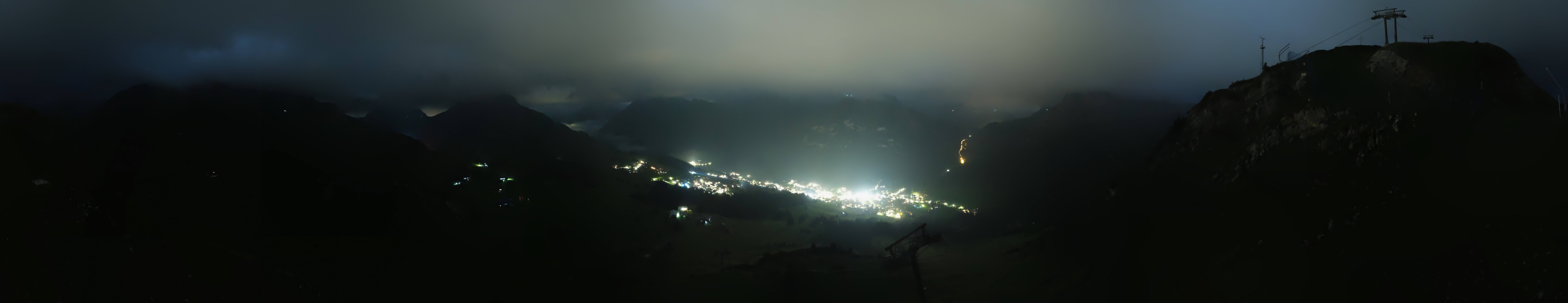 Archiv Foto Webcam Lech-Zürs: Kriegerhorn Panoramablick