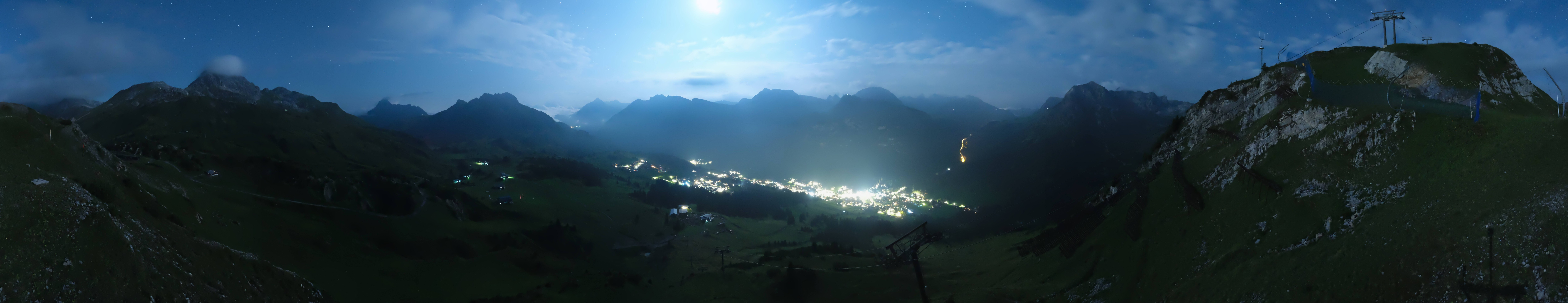 Archiv Foto Webcam Lech-Zürs: Kriegerhorn Panoramablick