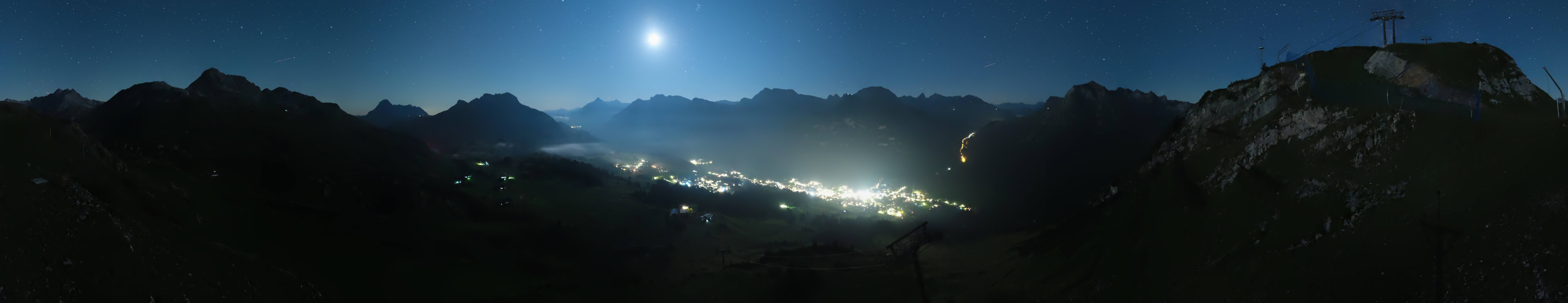 Archiv Foto Webcam Lech-Zürs: Kriegerhorn Panoramablick