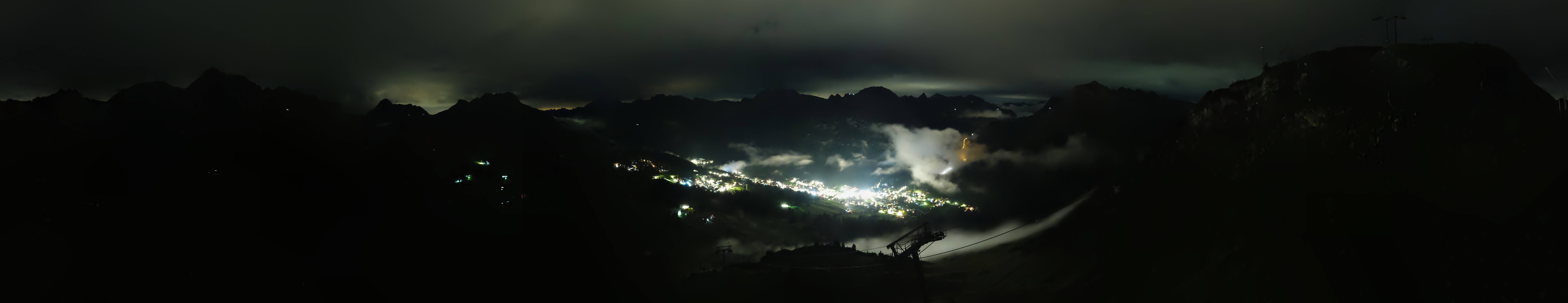 Archiv Foto Webcam Lech-Zürs: Kriegerhorn Panoramablick