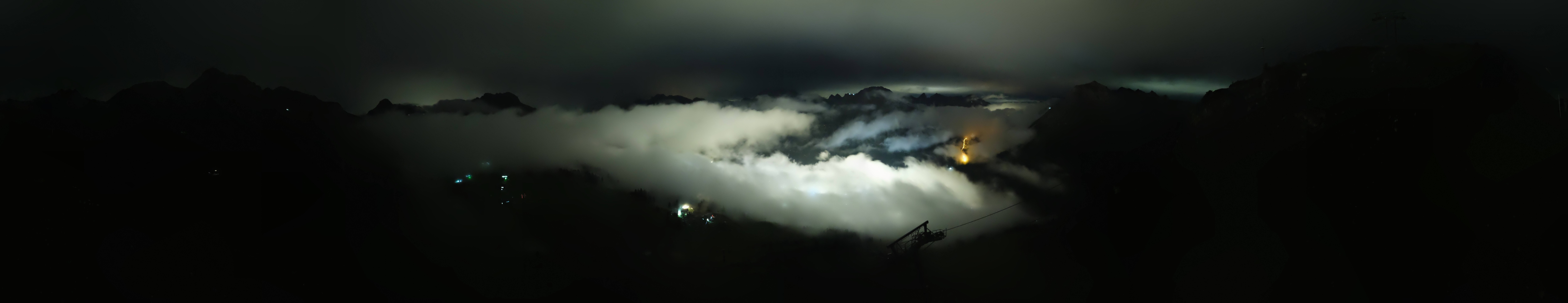 Archiv Foto Webcam Lech-Zürs: Kriegerhorn Panoramablick