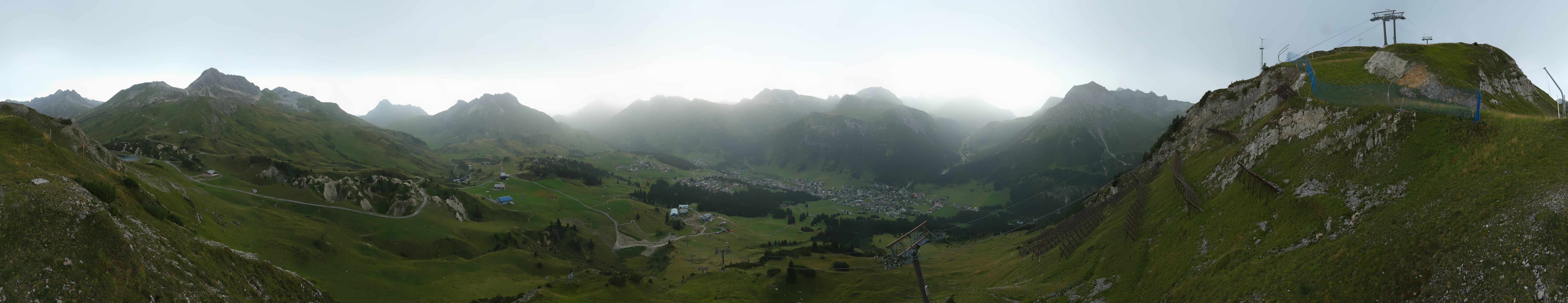 Archiv Foto Webcam Lech-Zürs: Kriegerhorn Panoramablick