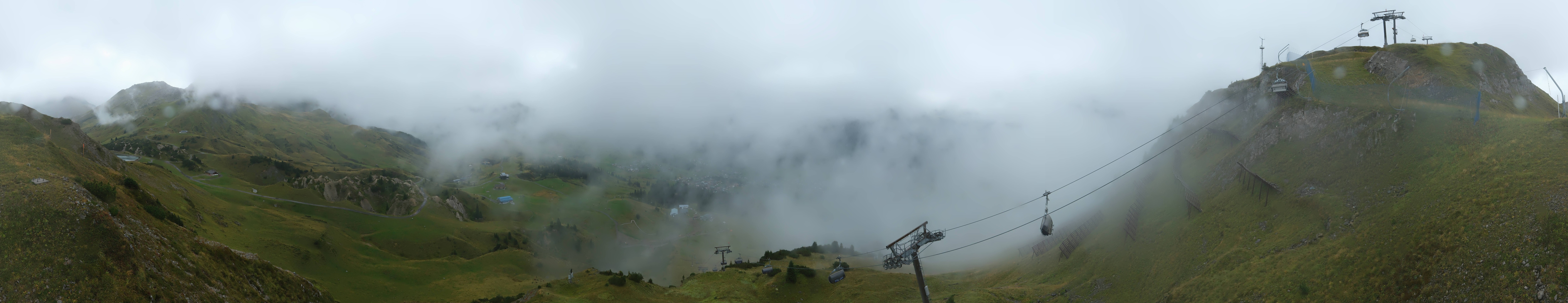 Archiv Foto Webcam Lech-Zürs: Kriegerhorn Panoramablick