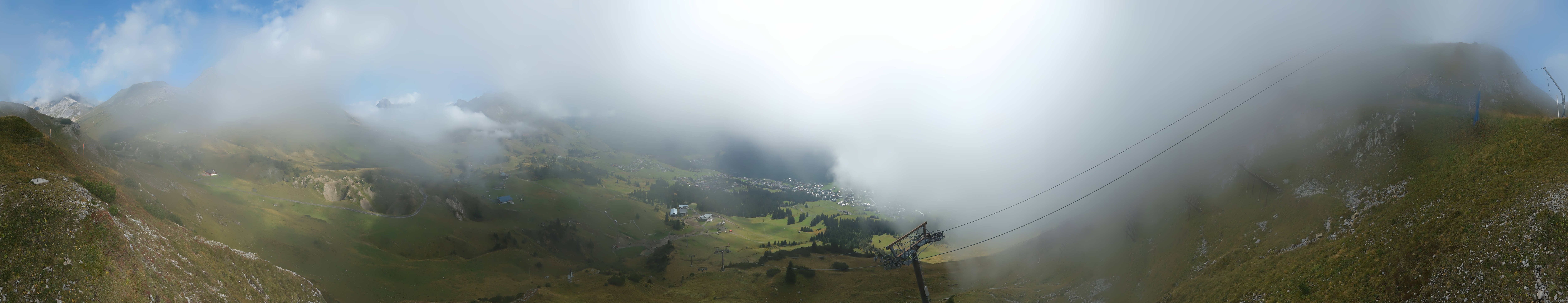 Archiv Foto Webcam Lech-Zürs: Kriegerhorn Panoramablick