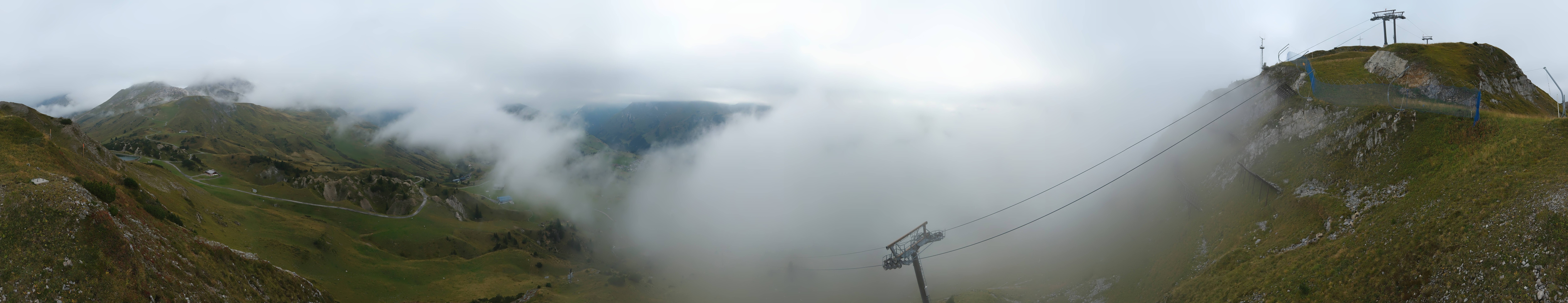 Archiv Foto Webcam Lech-Zürs: Kriegerhorn Panoramablick