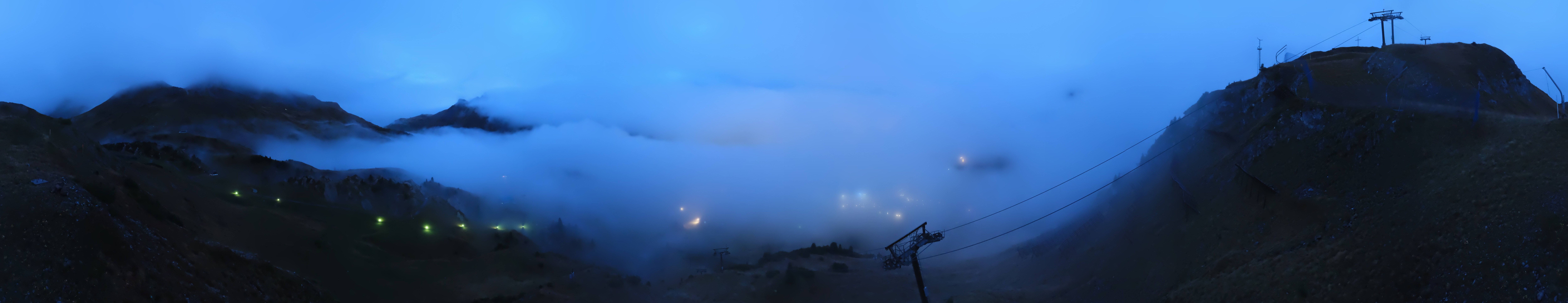 Archiv Foto Webcam Lech-Zürs: Kriegerhorn Panoramablick