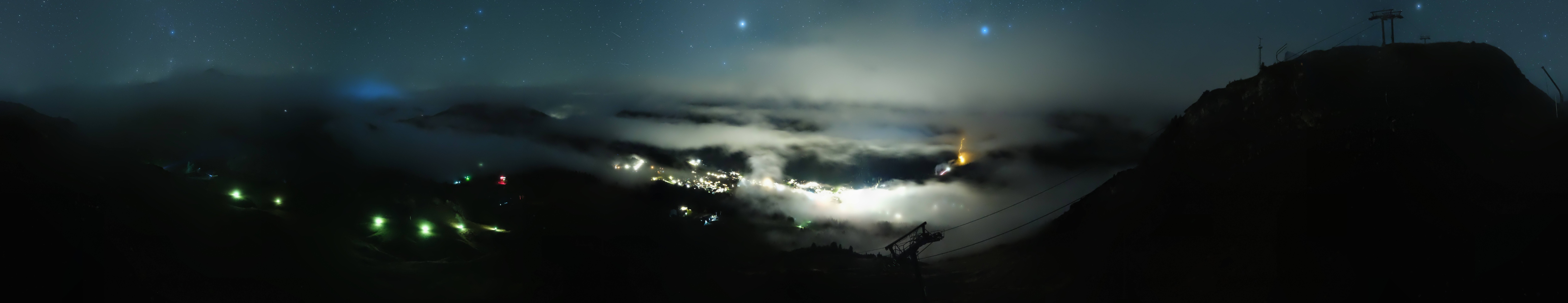 Archiv Foto Webcam Lech-Zürs: Kriegerhorn Panoramablick
