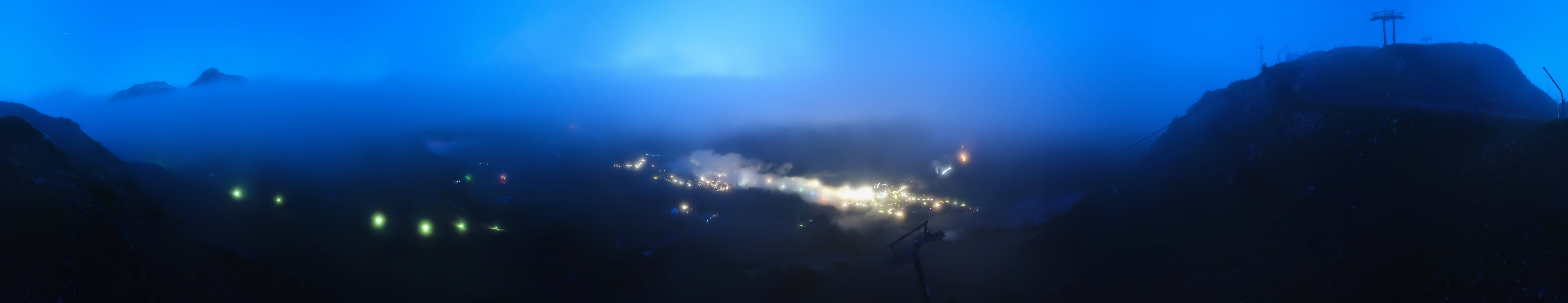 Archiv Foto Webcam Lech-Zürs: Kriegerhorn Panoramablick