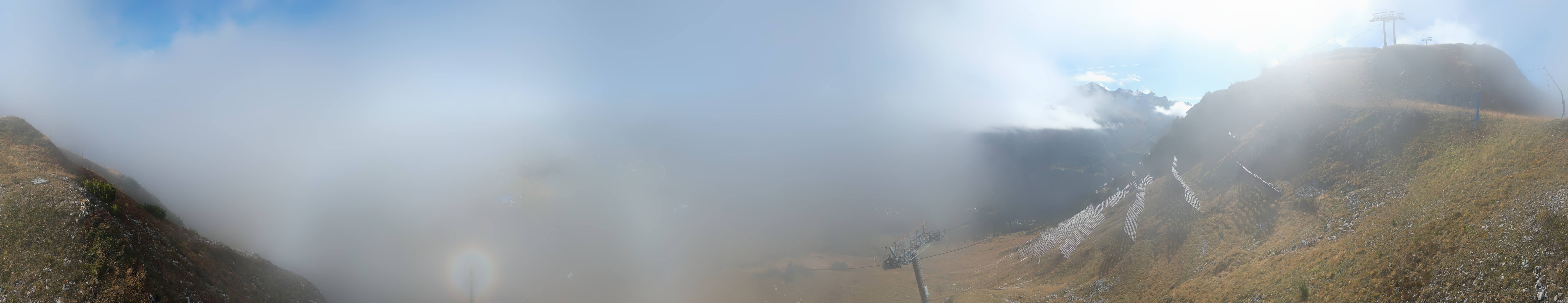 Archiv Foto Webcam Lech-Zürs: Kriegerhorn Panoramablick
