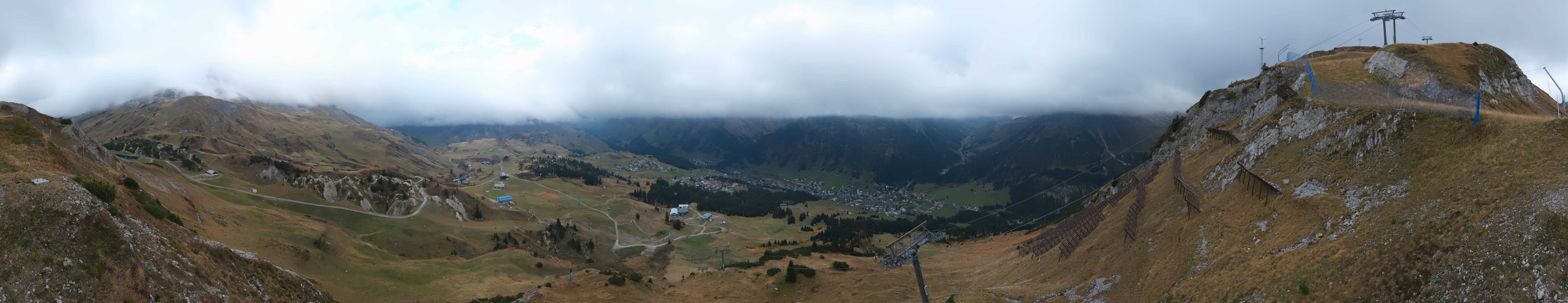 Archiv Foto Webcam Lech-Zürs: Kriegerhorn Panoramablick