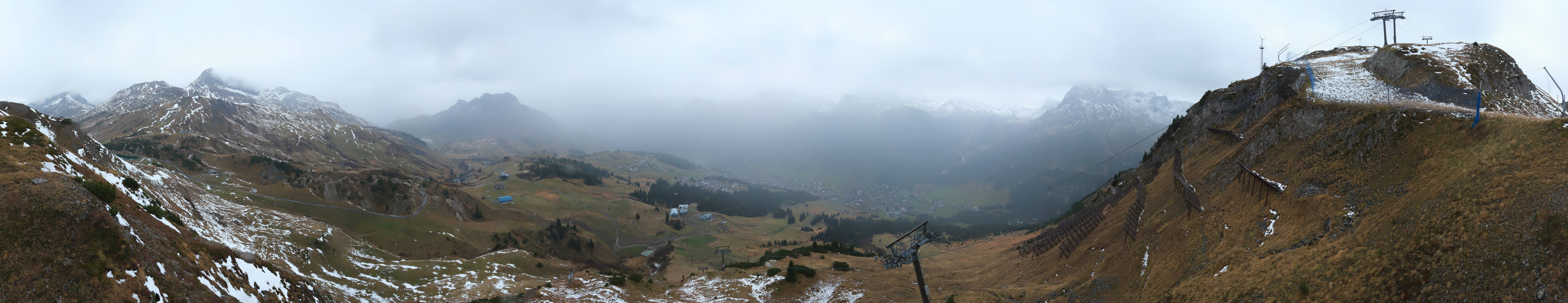 Archiv Foto Webcam Lech-Zürs: Kriegerhorn Panoramablick