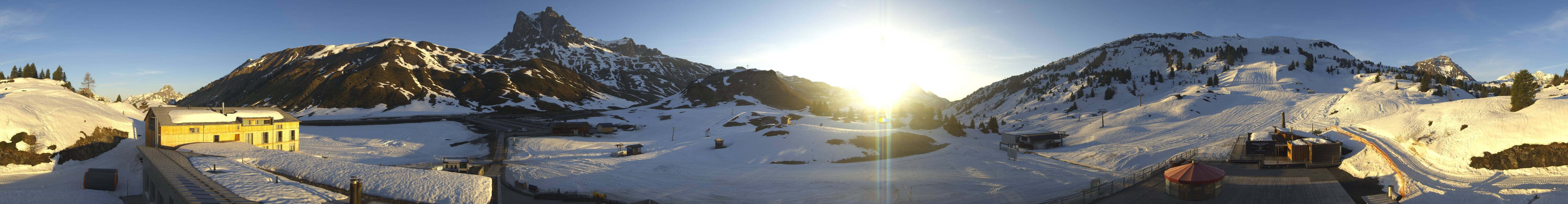 Archived image Webcam Panoramic view Salober base station