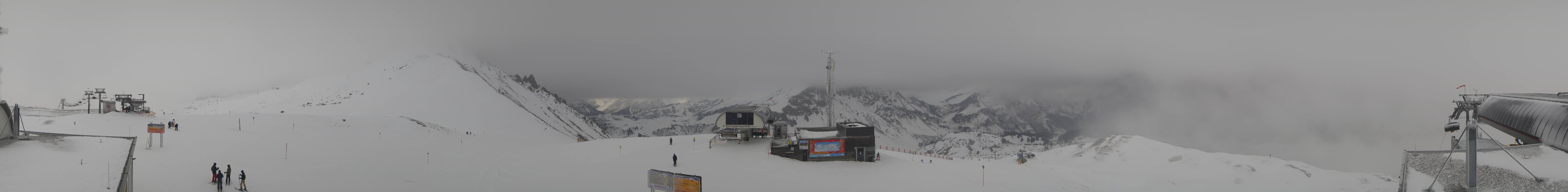 Archiv Foto Webcam Warth Schröcken - Panorama Saloberjet