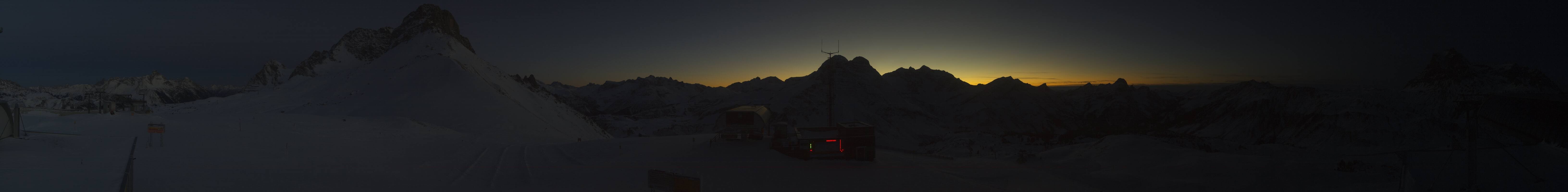 Archiv Foto Webcam Warth Schröcken - Panorama Saloberjet