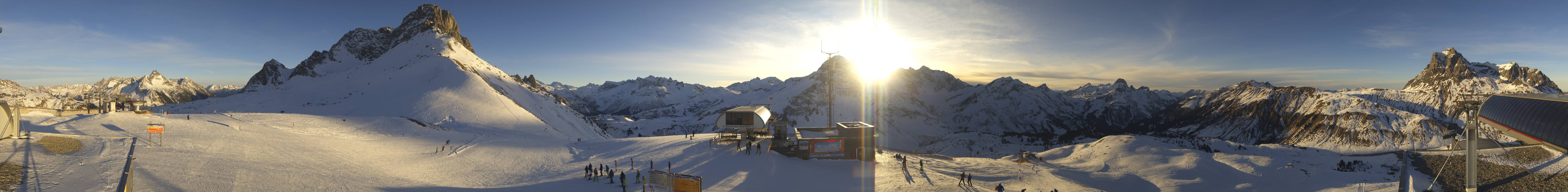 Archived image Webcam Panoramic view Warth Schröcken