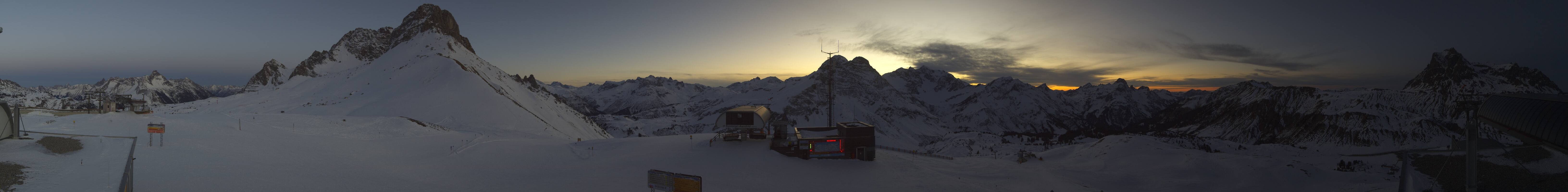 Archived image Webcam Panoramic view Warth Schröcken