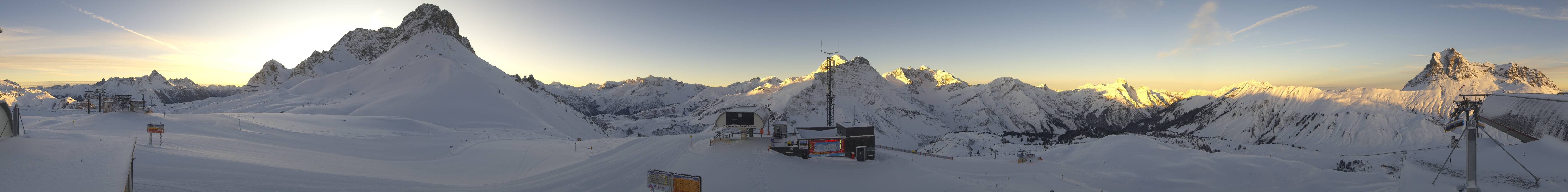 Archived image Webcam Panoramic view Warth Schröcken