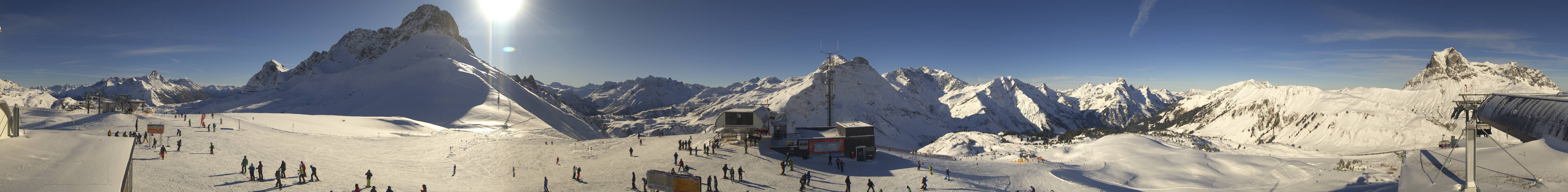 Archived image Webcam Panoramic view Warth Schröcken