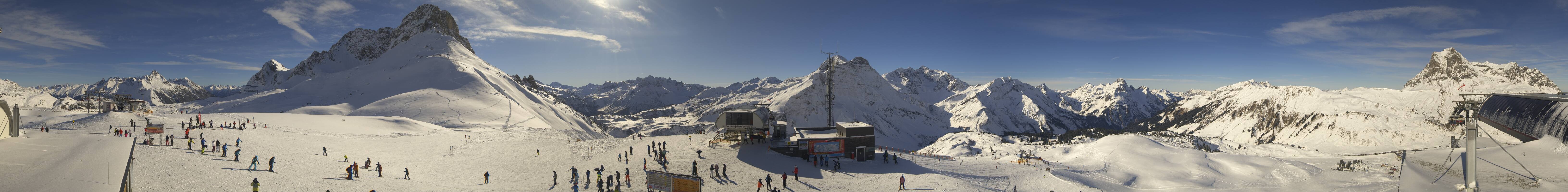 Archived image Webcam Panoramic view Warth Schröcken