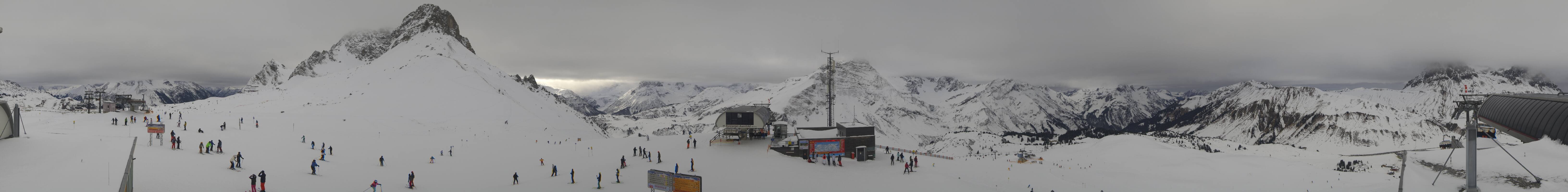 Archiv Foto Webcam Warth Schröcken - Panorama Saloberjet