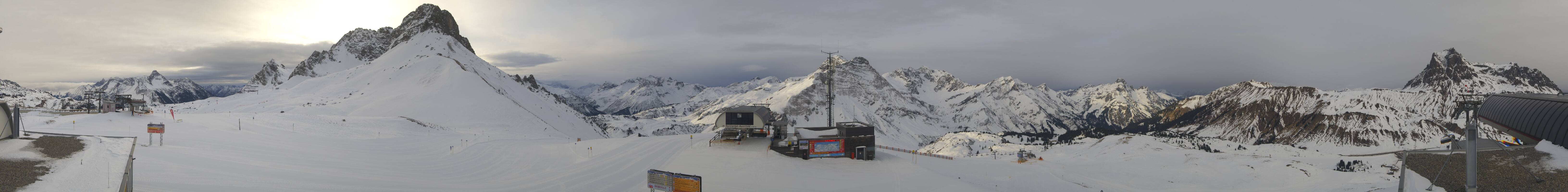 Archiv Foto Webcam Warth Schröcken - Panorama Saloberjet