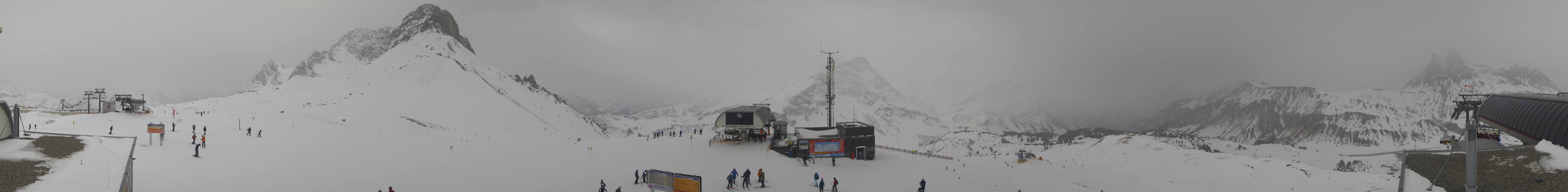 Archiv Foto Webcam Warth Schröcken - Panorama Saloberjet