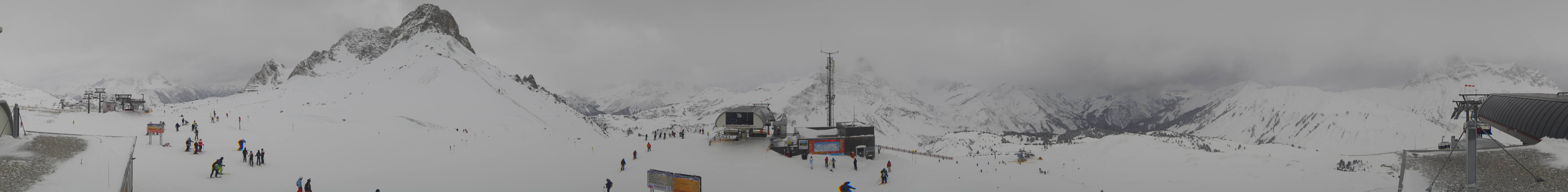 Archiv Foto Webcam Warth Schröcken - Panorama Saloberjet