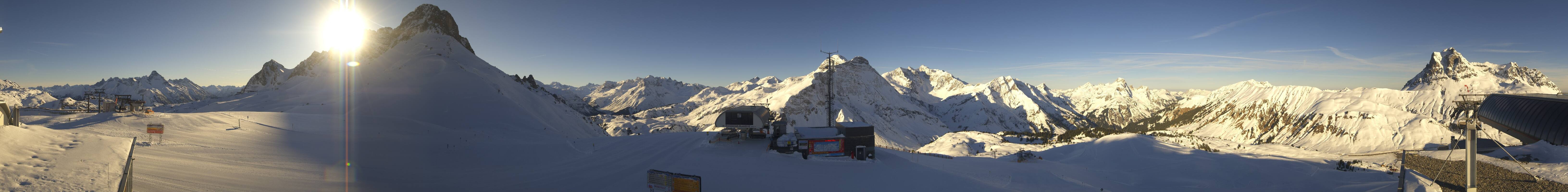 Archived image Webcam Panoramic view Warth Schröcken