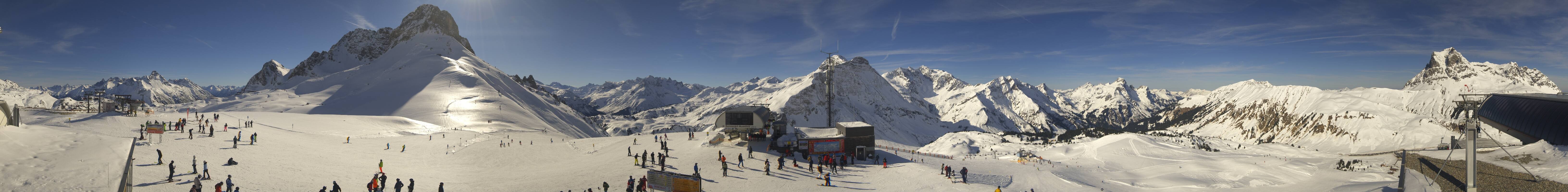 Archived image Webcam Panoramic view Warth Schröcken