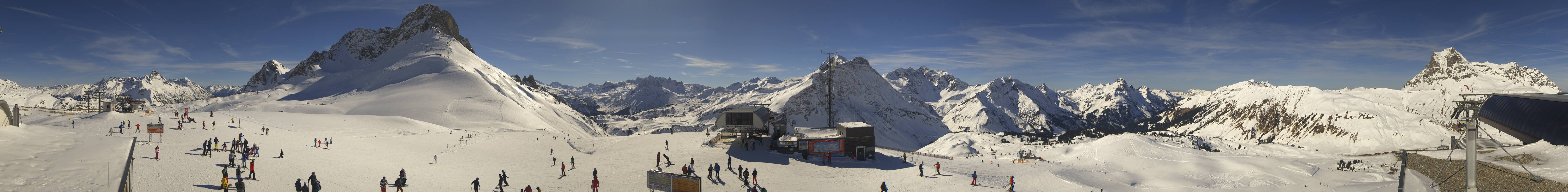 Archived image Webcam Panoramic view Warth Schröcken