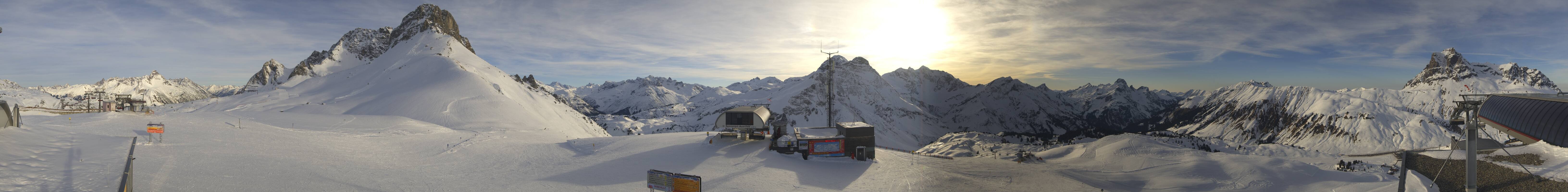 Archived image Webcam Panoramic view Warth Schröcken