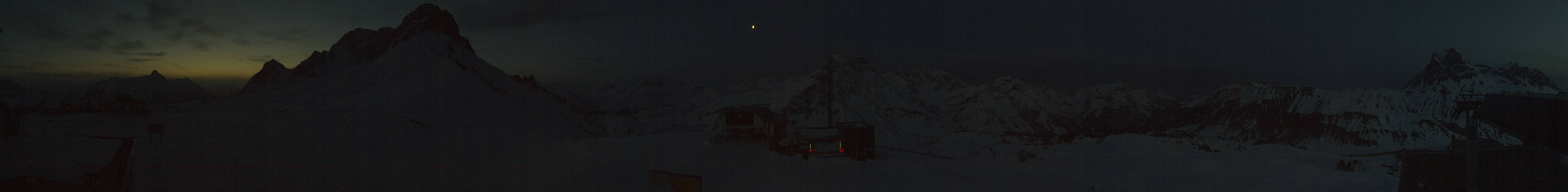 Archiv Foto Webcam Warth Schröcken - Panorama Saloberjet