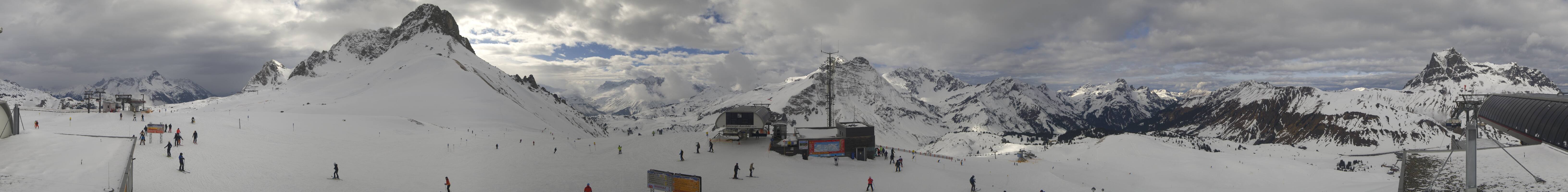 Archived image Webcam Panoramic view Warth Schröcken