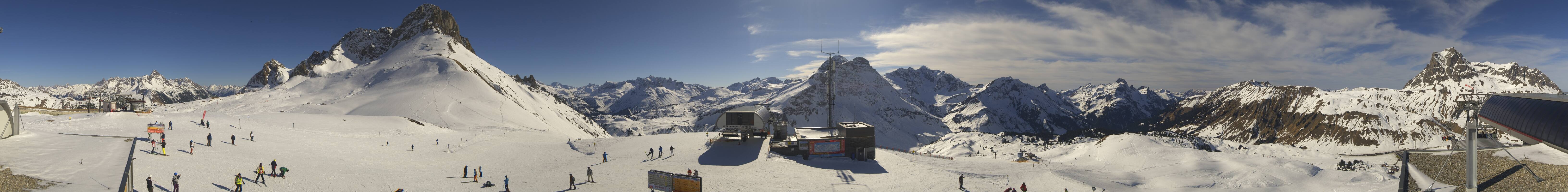 Archived image Webcam Panoramic view Warth Schröcken