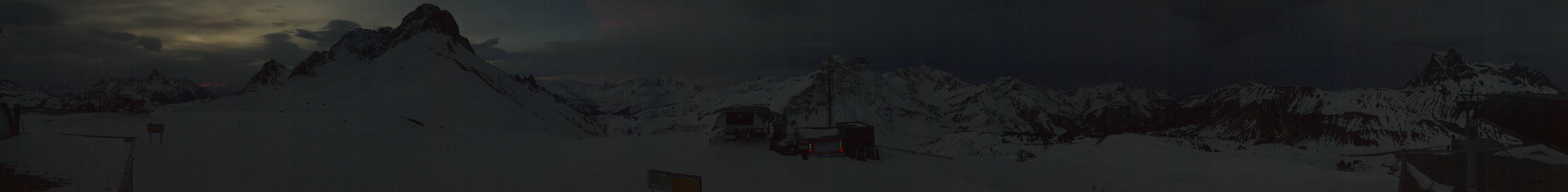 Archiv Foto Webcam Warth Schröcken - Panorama Saloberjet