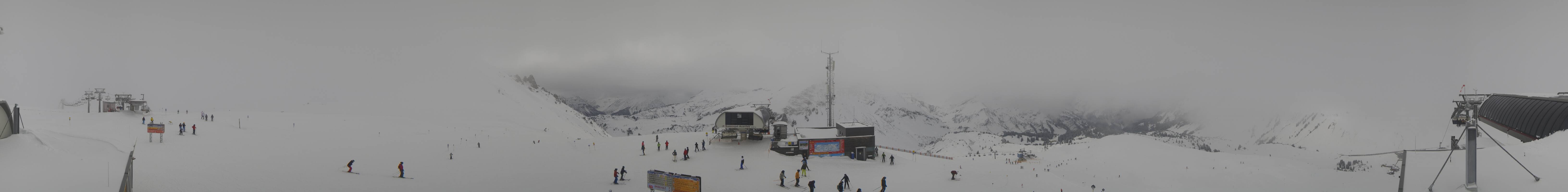 Archiv Foto Webcam Warth Schröcken - Panorama Saloberjet