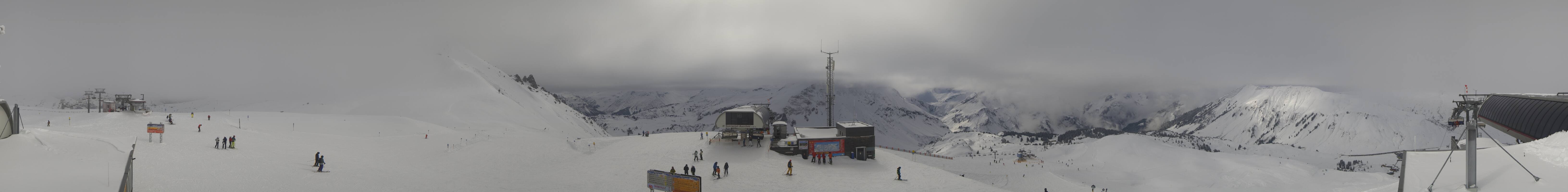 Archiv Foto Webcam Warth Schröcken - Panorama Saloberjet