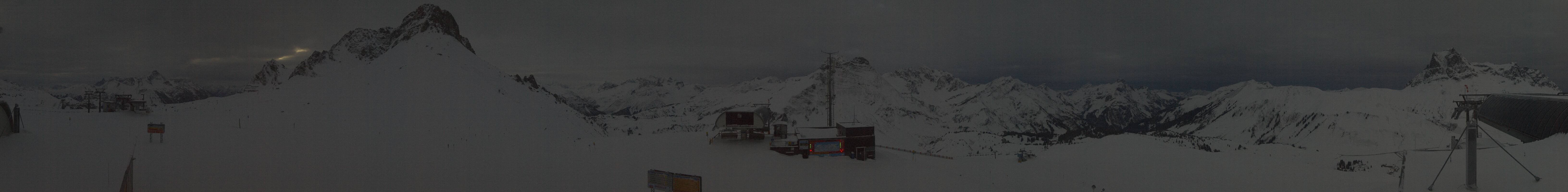 Archiv Foto Webcam Warth Schröcken - Panorama Saloberjet