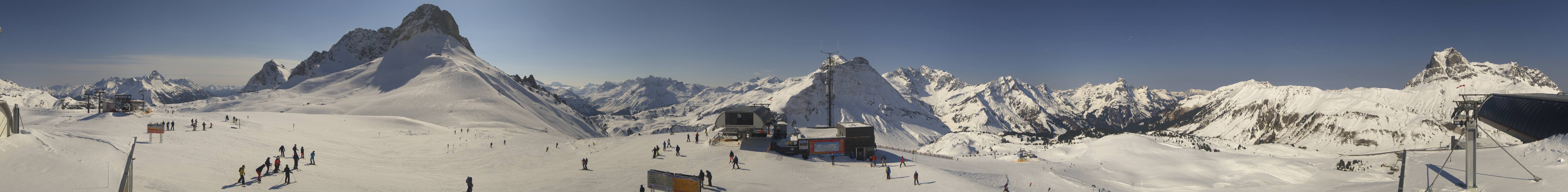 Archived image Webcam Panoramic view Warth Schröcken