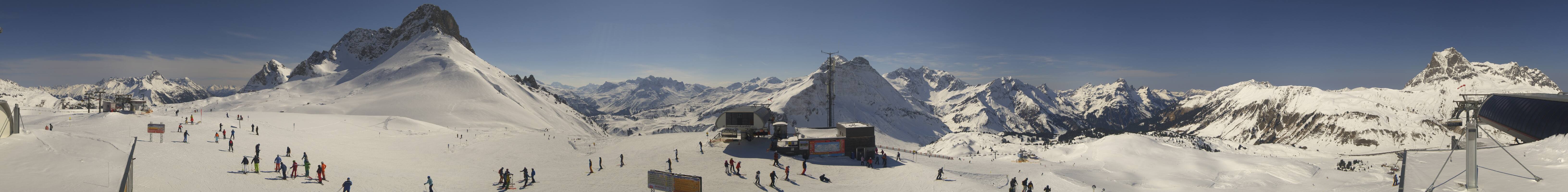 Archived image Webcam Panoramic view Warth Schröcken