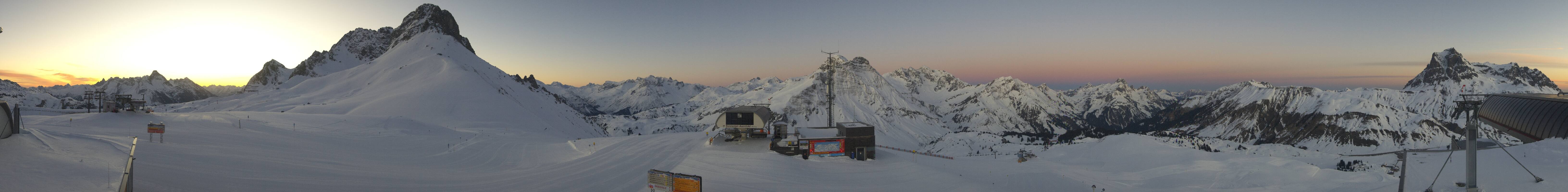 Archived image Webcam Panoramic view Warth Schröcken