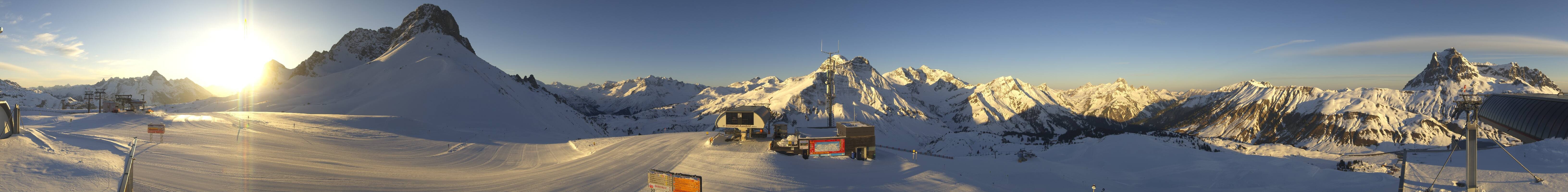 Archived image Webcam Panoramic view Warth Schröcken