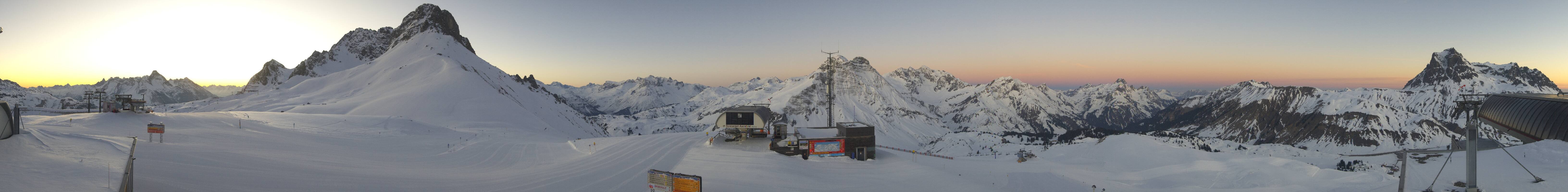 Archived image Webcam Panoramic view Warth Schröcken