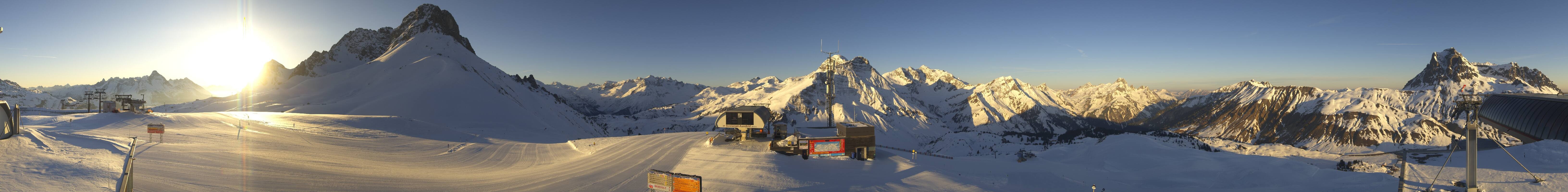 Archived image Webcam Panoramic view Warth Schröcken