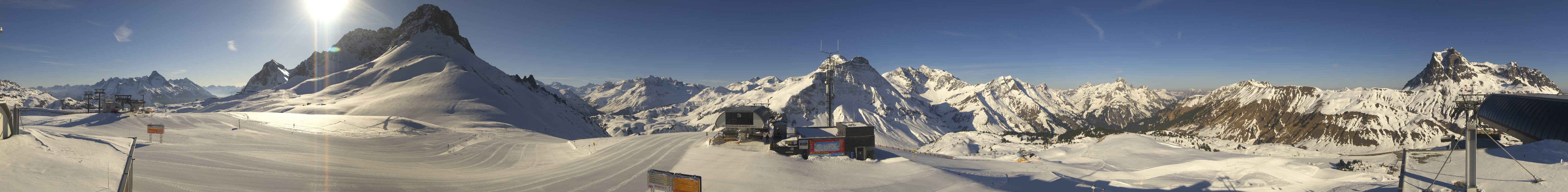 Archived image Webcam Panoramic view Warth Schröcken