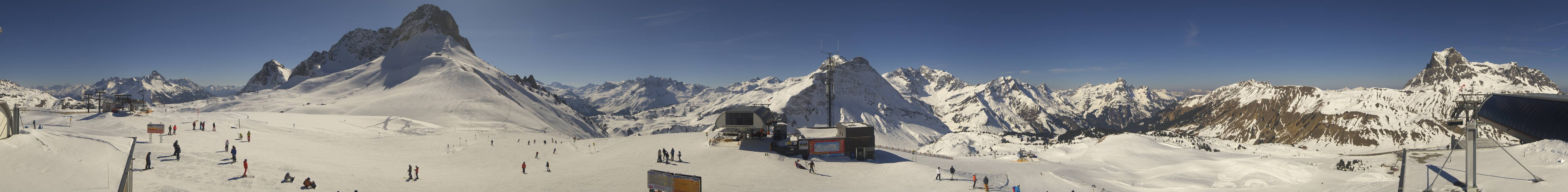 Archived image Webcam Panoramic view Warth Schröcken