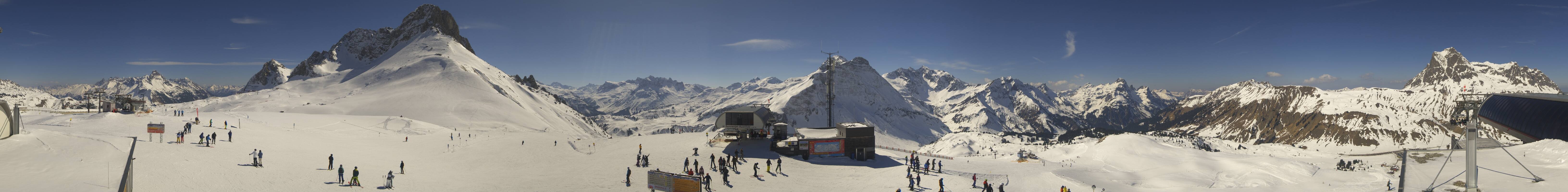 Archived image Webcam Panoramic view Warth Schröcken